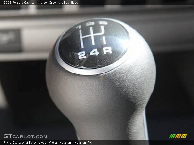 Meteor Grey Metallic / Black 2008 Porsche Cayman