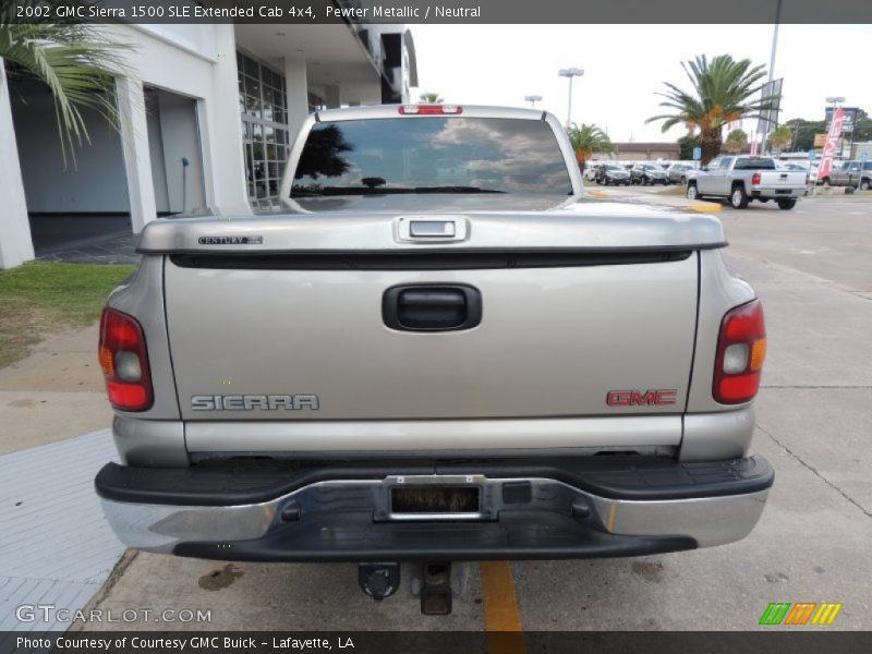 Pewter Metallic / Neutral 2002 GMC Sierra 1500 SLE Extended Cab 4x4