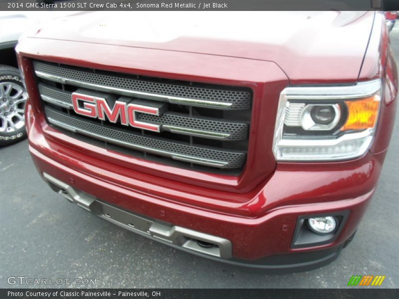 Sonoma Red Metallic / Jet Black 2014 GMC Sierra 1500 SLT Crew Cab 4x4