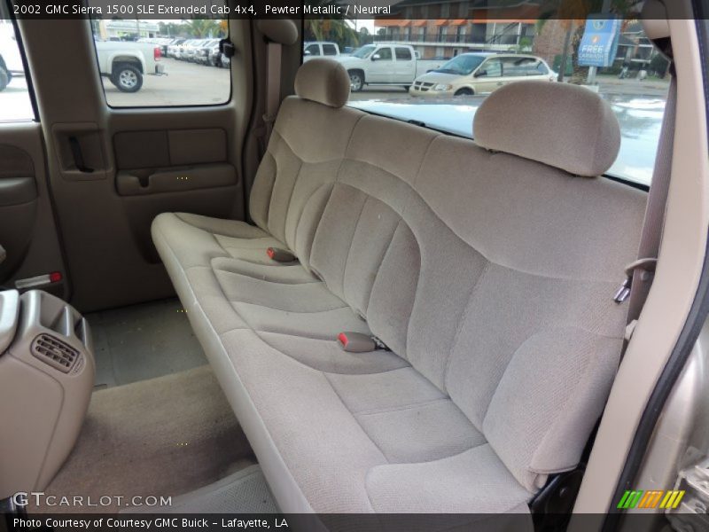Pewter Metallic / Neutral 2002 GMC Sierra 1500 SLE Extended Cab 4x4