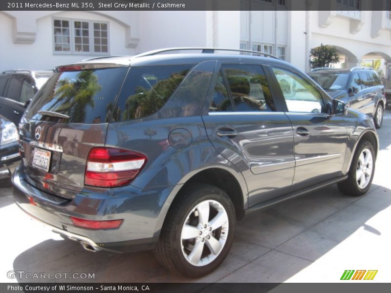 Steel Grey Metallic / Cashmere 2011 Mercedes-Benz ML 350