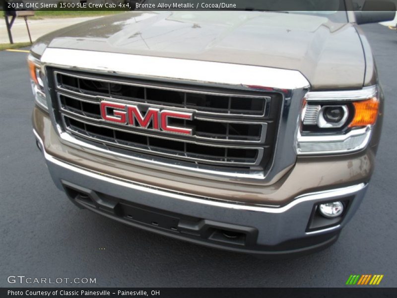 Bronze Alloy Metallic / Cocoa/Dune 2014 GMC Sierra 1500 SLE Crew Cab 4x4
