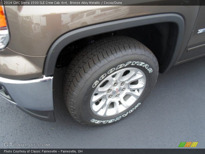 Bronze Alloy Metallic / Cocoa/Dune 2014 GMC Sierra 1500 SLE Crew Cab 4x4