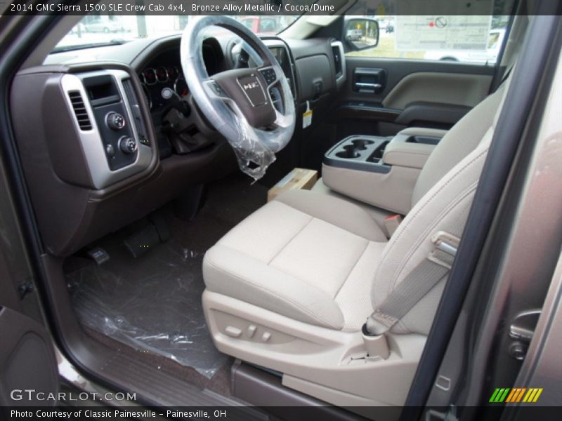 Bronze Alloy Metallic / Cocoa/Dune 2014 GMC Sierra 1500 SLE Crew Cab 4x4