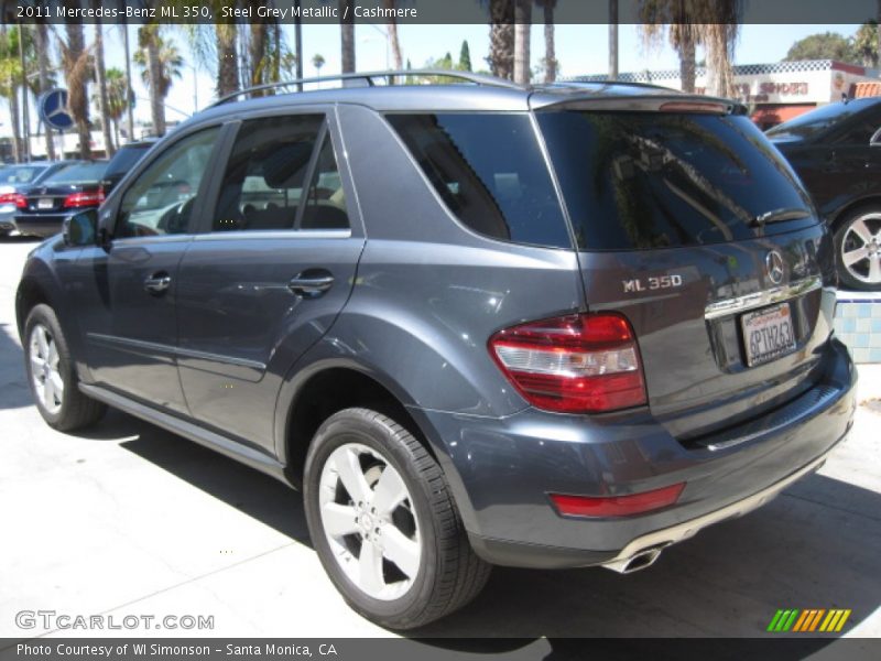 Steel Grey Metallic / Cashmere 2011 Mercedes-Benz ML 350