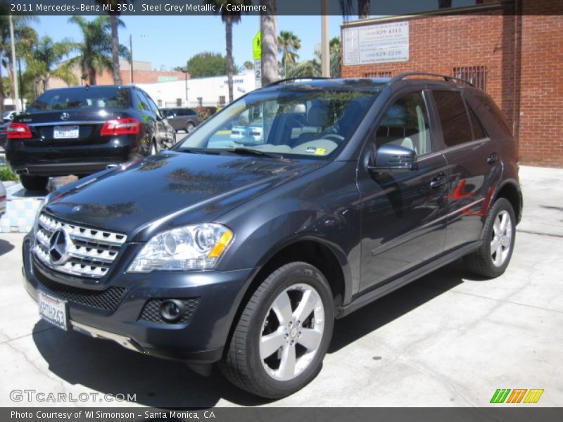 Steel Grey Metallic / Cashmere 2011 Mercedes-Benz ML 350