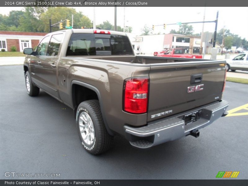 Bronze Alloy Metallic / Cocoa/Dune 2014 GMC Sierra 1500 SLE Crew Cab 4x4