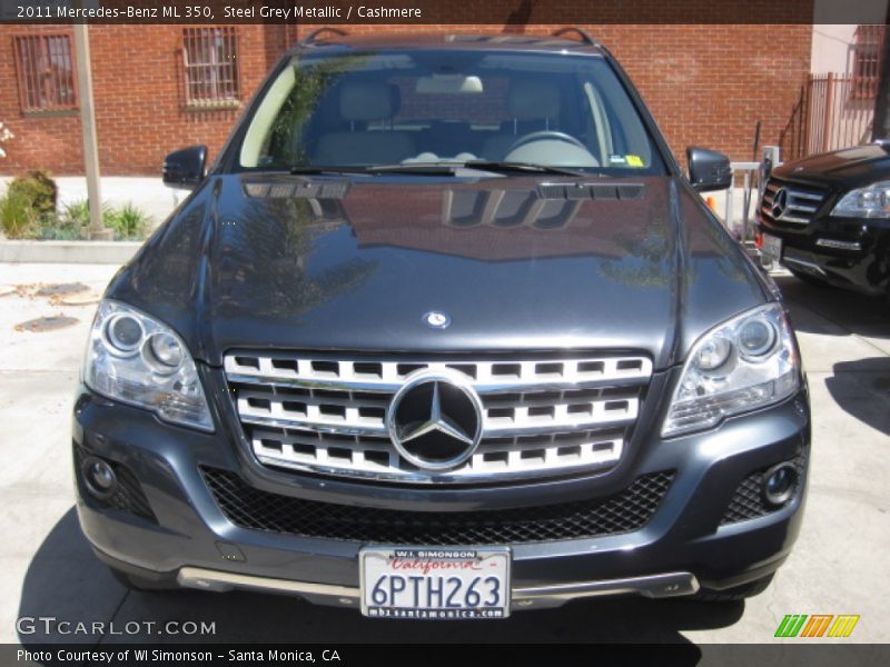 Steel Grey Metallic / Cashmere 2011 Mercedes-Benz ML 350