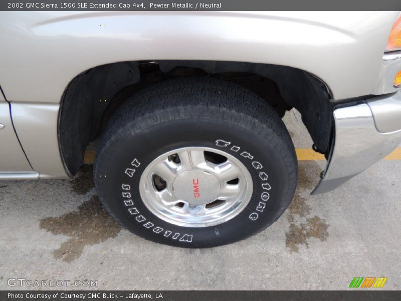 Pewter Metallic / Neutral 2002 GMC Sierra 1500 SLE Extended Cab 4x4