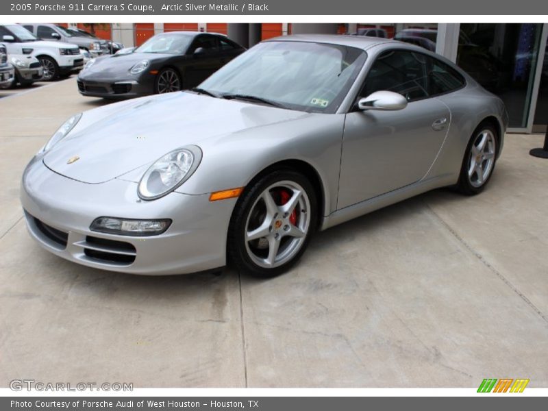 Arctic Silver Metallic / Black 2005 Porsche 911 Carrera S Coupe