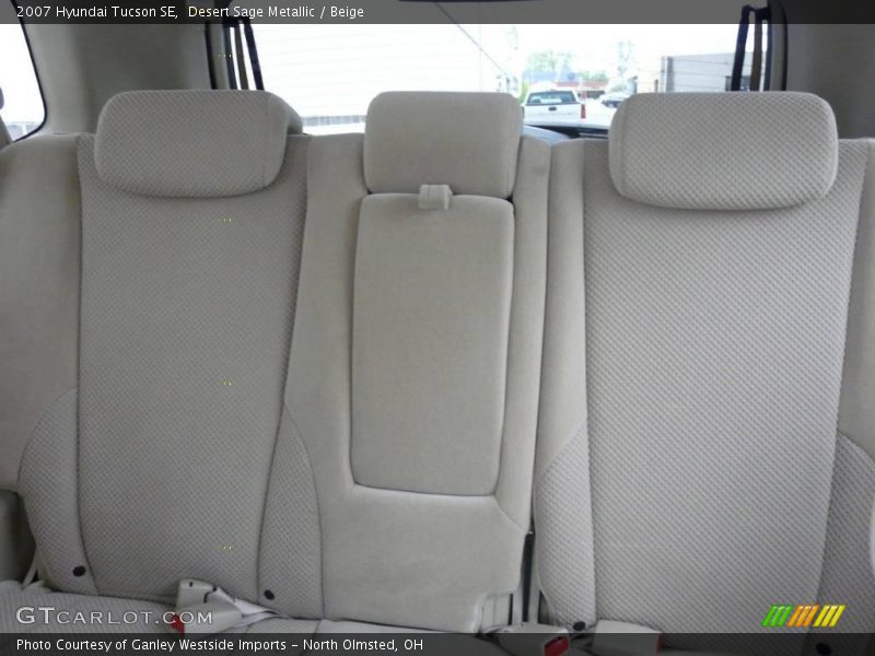 Desert Sage Metallic / Beige 2007 Hyundai Tucson SE