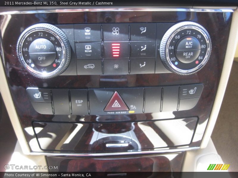 Steel Grey Metallic / Cashmere 2011 Mercedes-Benz ML 350