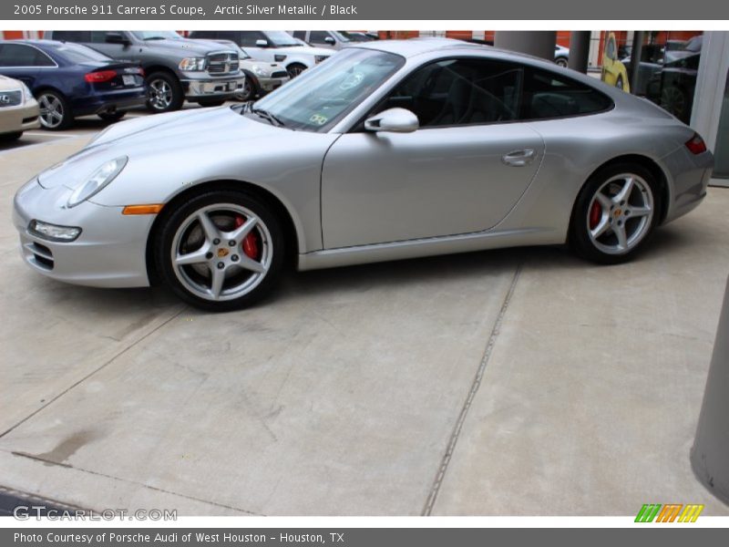 Arctic Silver Metallic / Black 2005 Porsche 911 Carrera S Coupe