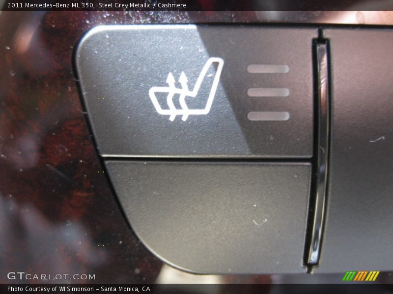 Steel Grey Metallic / Cashmere 2011 Mercedes-Benz ML 350
