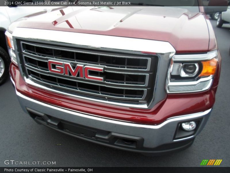 Sonoma Red Metallic / Jet Black 2014 GMC Sierra 1500 SLE Crew Cab 4x4
