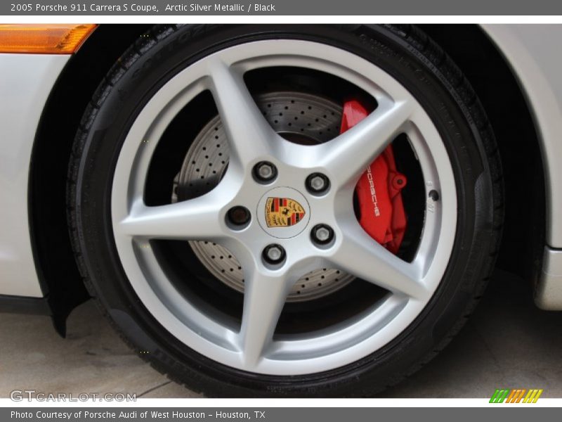 Arctic Silver Metallic / Black 2005 Porsche 911 Carrera S Coupe