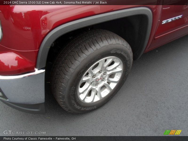Sonoma Red Metallic / Jet Black 2014 GMC Sierra 1500 SLE Crew Cab 4x4