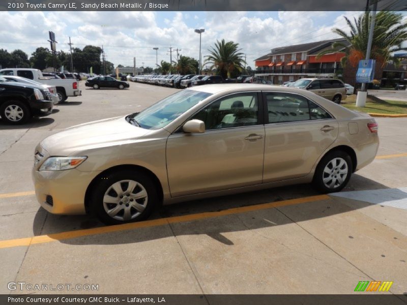 Sandy Beach Metallic / Bisque 2010 Toyota Camry LE