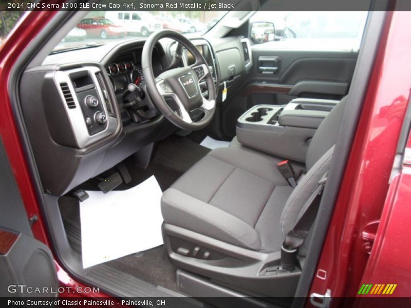 Sonoma Red Metallic / Jet Black 2014 GMC Sierra 1500 SLE Crew Cab 4x4