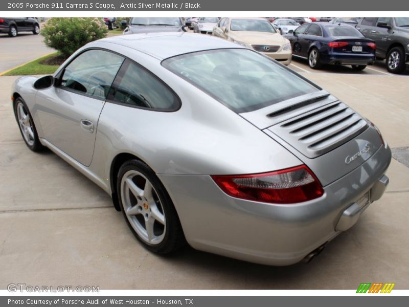 Arctic Silver Metallic / Black 2005 Porsche 911 Carrera S Coupe