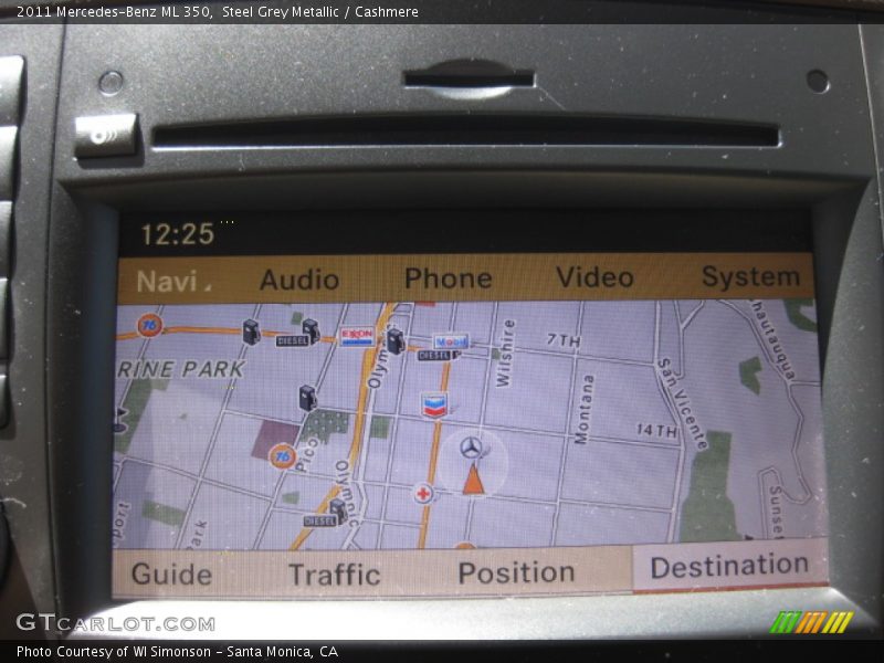 Steel Grey Metallic / Cashmere 2011 Mercedes-Benz ML 350