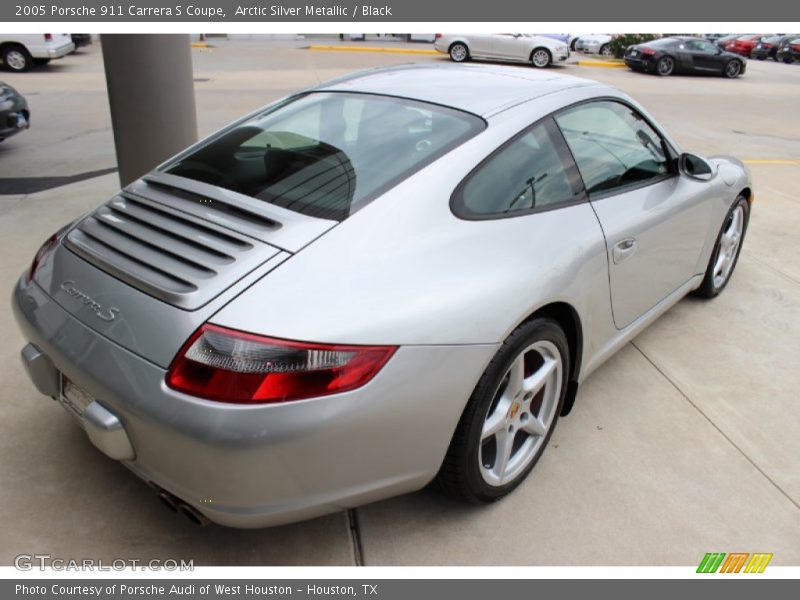 Arctic Silver Metallic / Black 2005 Porsche 911 Carrera S Coupe