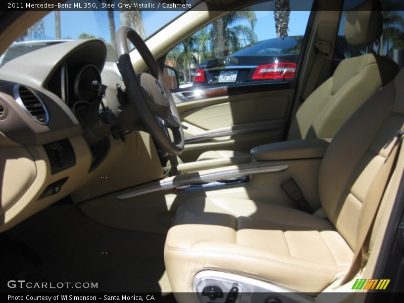 Steel Grey Metallic / Cashmere 2011 Mercedes-Benz ML 350