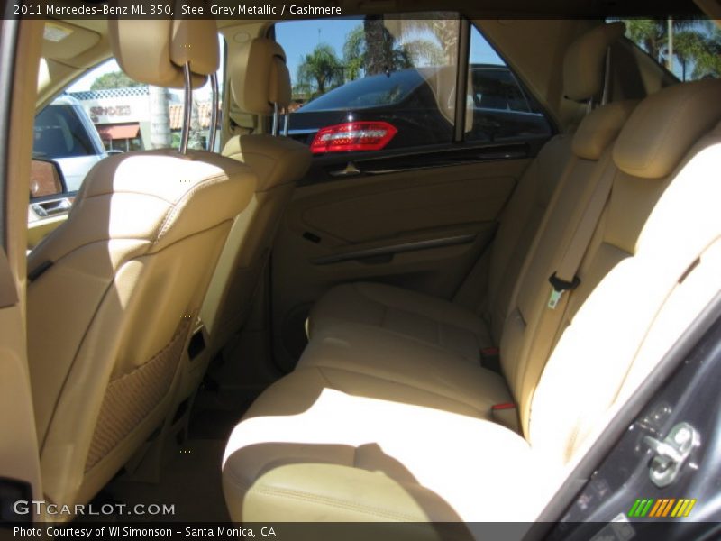 Steel Grey Metallic / Cashmere 2011 Mercedes-Benz ML 350