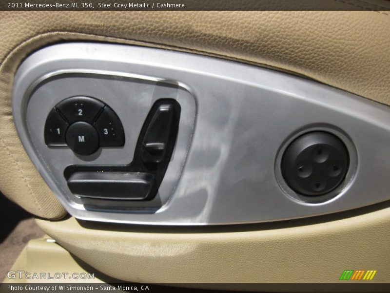 Steel Grey Metallic / Cashmere 2011 Mercedes-Benz ML 350