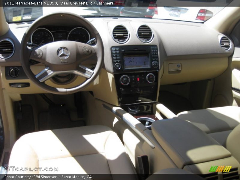 Steel Grey Metallic / Cashmere 2011 Mercedes-Benz ML 350