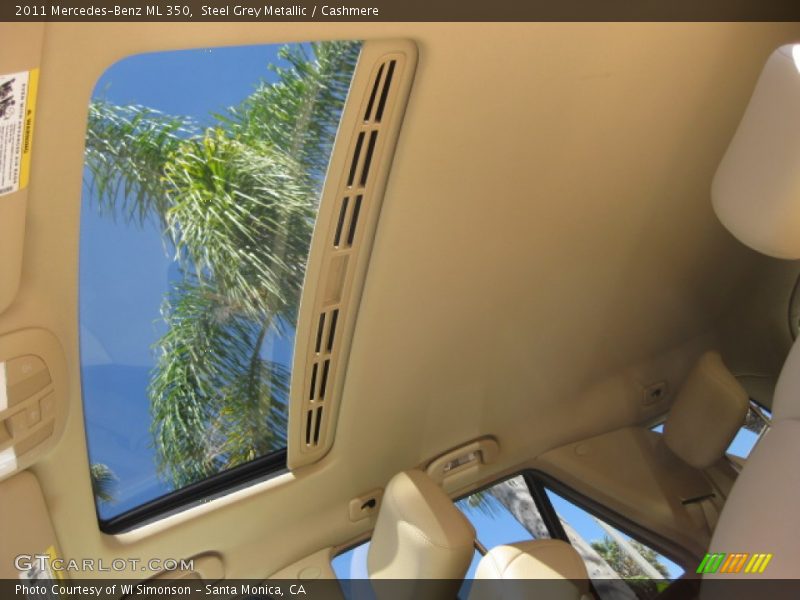 Steel Grey Metallic / Cashmere 2011 Mercedes-Benz ML 350