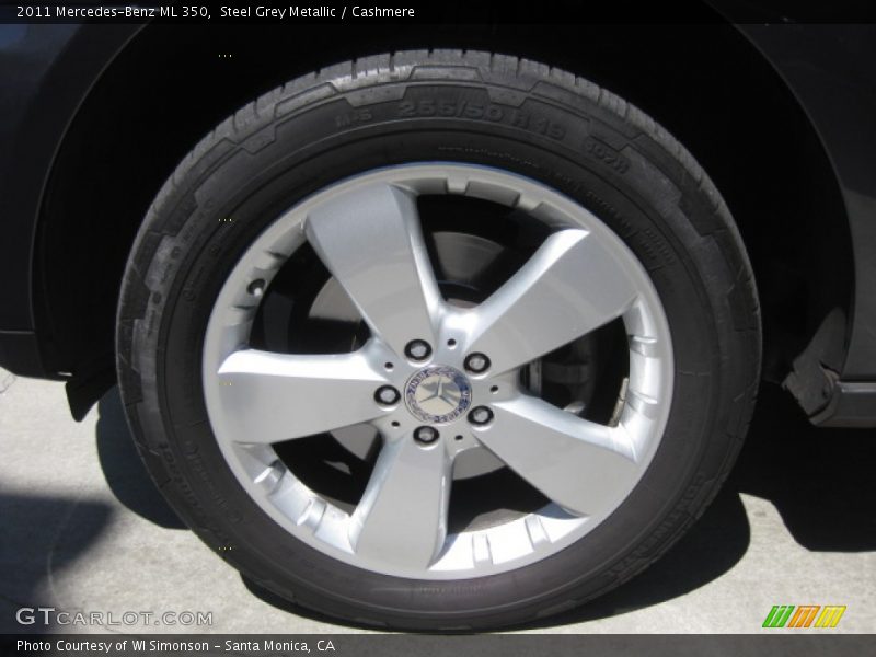 Steel Grey Metallic / Cashmere 2011 Mercedes-Benz ML 350