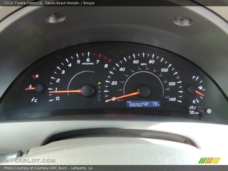 Sandy Beach Metallic / Bisque 2010 Toyota Camry LE