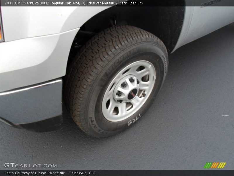 Quicksilver Metallic / Dark Titanium 2013 GMC Sierra 2500HD Regular Cab 4x4