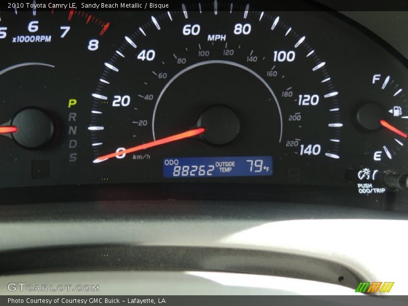 Sandy Beach Metallic / Bisque 2010 Toyota Camry LE