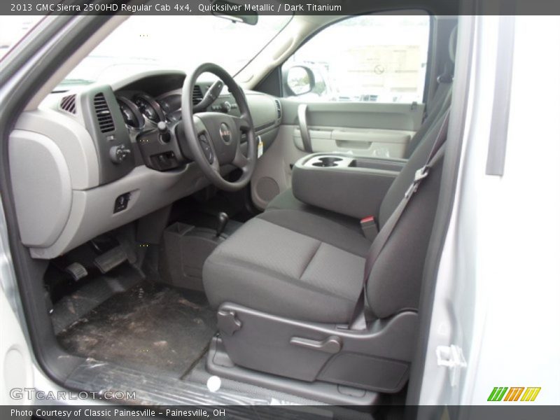 Quicksilver Metallic / Dark Titanium 2013 GMC Sierra 2500HD Regular Cab 4x4