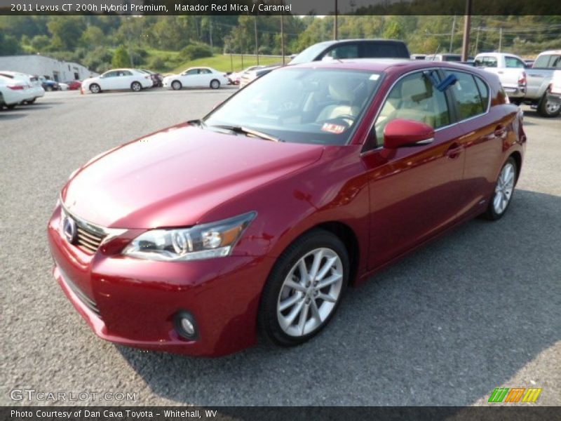 Matador Red Mica / Caramel 2011 Lexus CT 200h Hybrid Premium