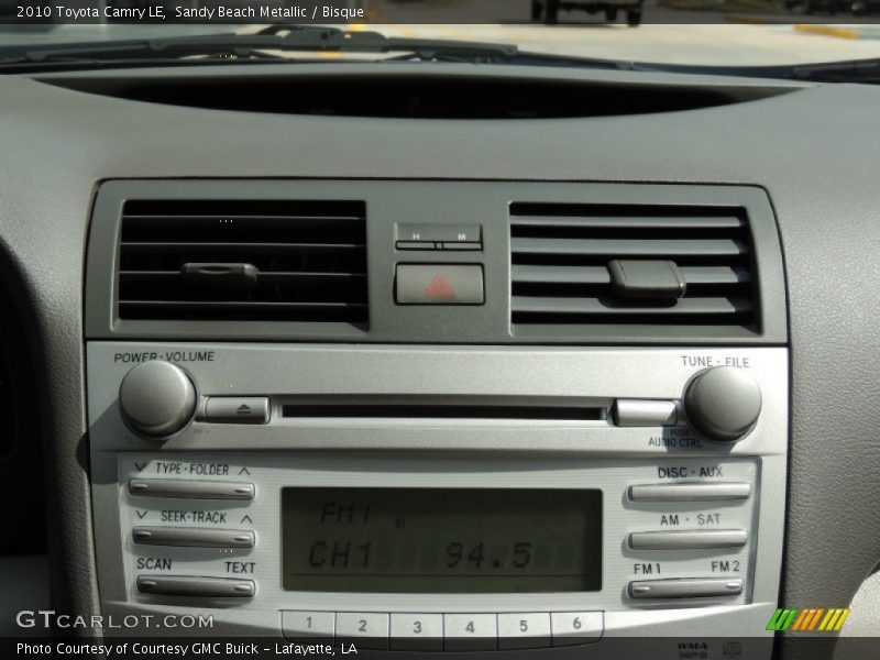 Sandy Beach Metallic / Bisque 2010 Toyota Camry LE