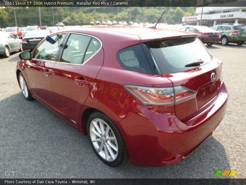 Matador Red Mica / Caramel 2011 Lexus CT 200h Hybrid Premium