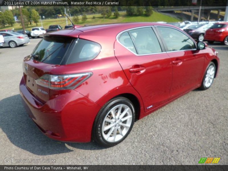 Matador Red Mica / Caramel 2011 Lexus CT 200h Hybrid Premium