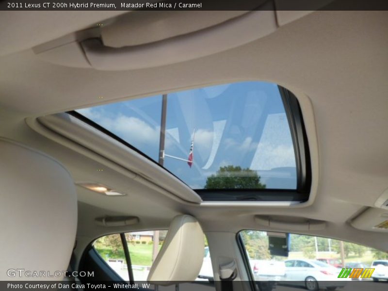 Matador Red Mica / Caramel 2011 Lexus CT 200h Hybrid Premium