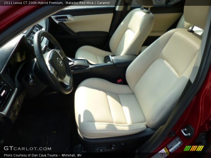 Matador Red Mica / Caramel 2011 Lexus CT 200h Hybrid Premium