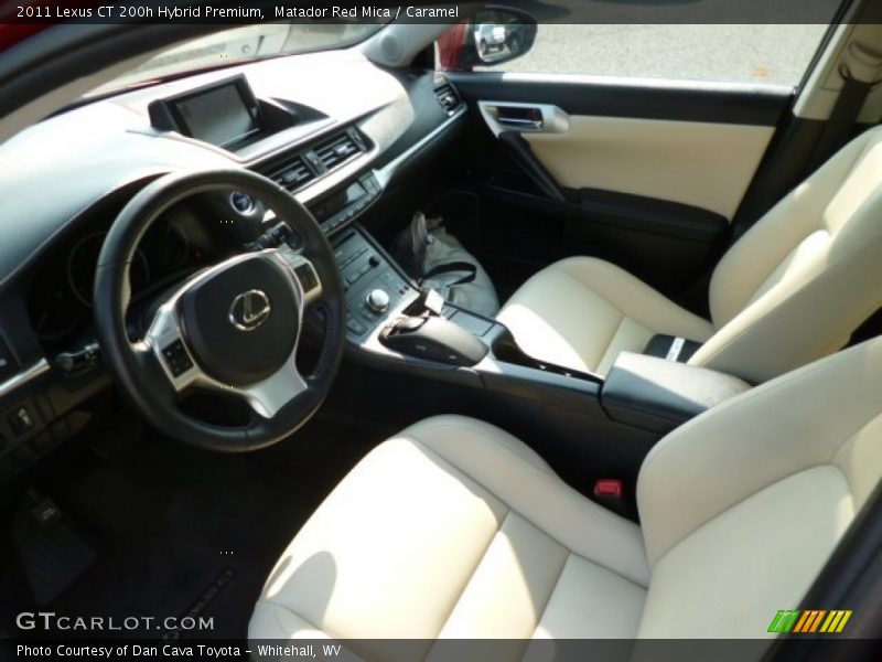 Matador Red Mica / Caramel 2011 Lexus CT 200h Hybrid Premium