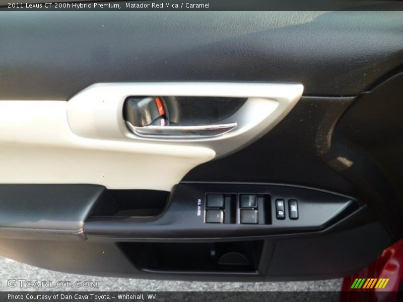 Matador Red Mica / Caramel 2011 Lexus CT 200h Hybrid Premium