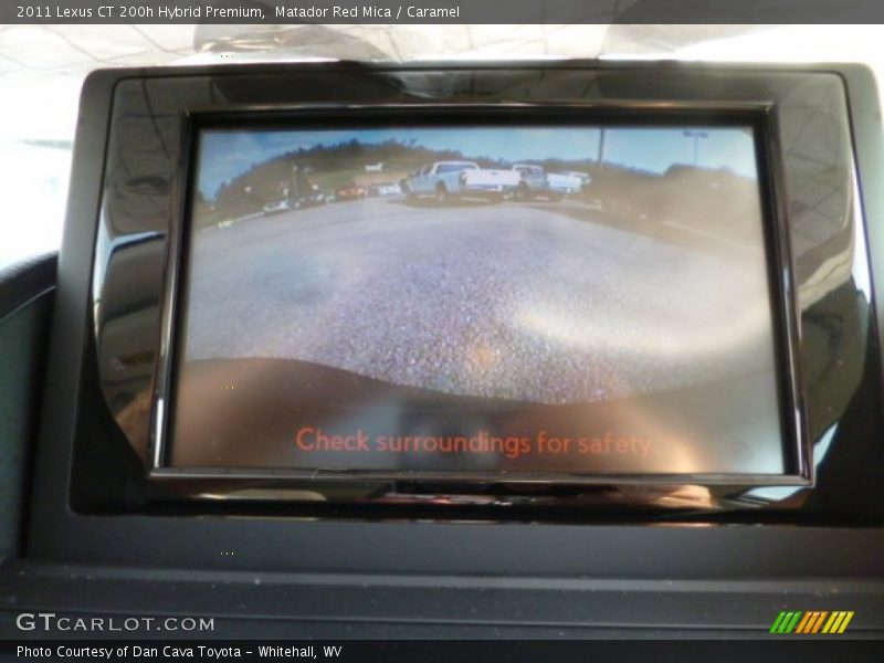 Matador Red Mica / Caramel 2011 Lexus CT 200h Hybrid Premium