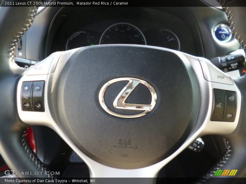 Matador Red Mica / Caramel 2011 Lexus CT 200h Hybrid Premium
