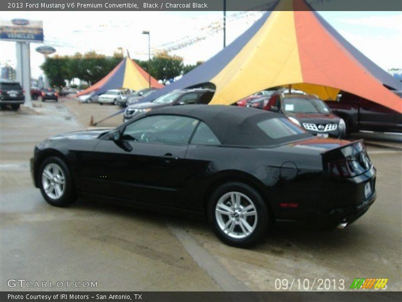 Black / Charcoal Black 2013 Ford Mustang V6 Premium Convertible