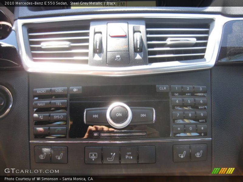 Steel Grey Metallic / Black 2010 Mercedes-Benz E 550 Sedan