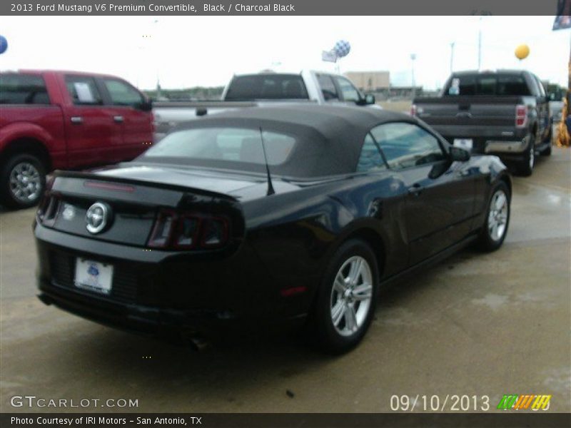 Black / Charcoal Black 2013 Ford Mustang V6 Premium Convertible