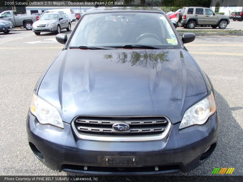Obsidian Black Pearl / Off Black 2006 Subaru Outback 2.5i Wagon